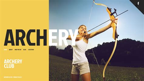 Archery Website Template 46714