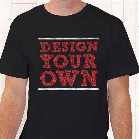Design Your Own Custom T Shirt Black Zelitnovelty