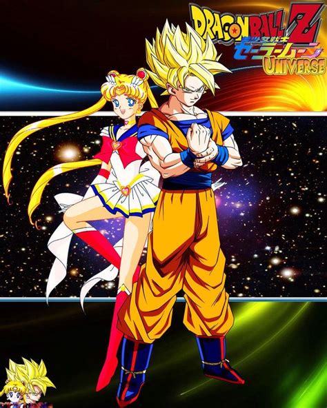 Pin En Serena Y Goku Sailor Moon Dragon Ball