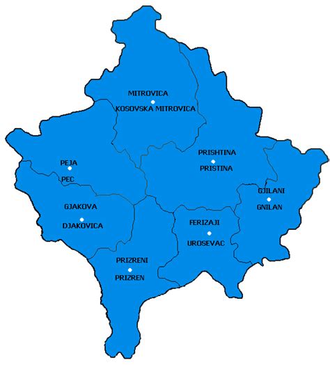 List Of Cities In Kosovo