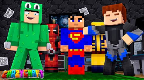 Building Our Hero Maker For Our Superhero Suits Minecraft Crazycraft