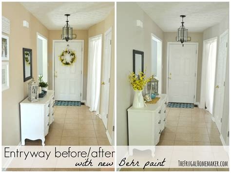 ✅ browse our daily deals for even more savings! Entryway before and after (beige to GREIGE with Behr paint ...
