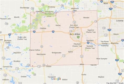 Ann Arbor Zip Code Map Maping Resources