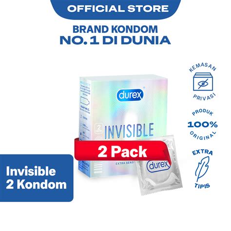 Promo Durex Invisible Kondom Alat Kontrasepsi [2 Pcs X 2 Pack] Diskon 18 Di Seller Reckitt