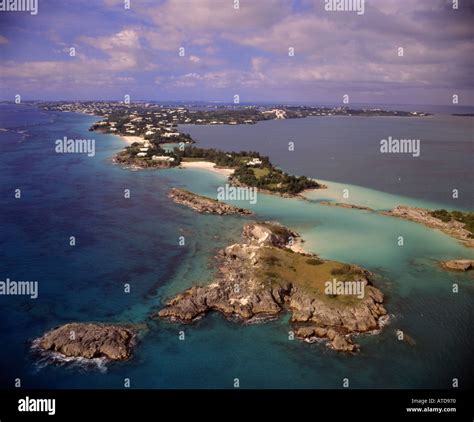 Aerial View Of Bermuda Stock Photo Alamy