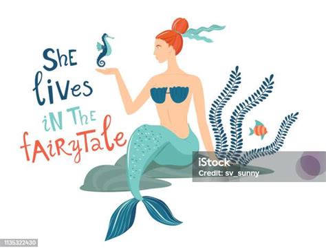 인 어는 실제 글자입니다 꼬리 그림 소녀입니다 해양 생물 여자 인어에 대한 스톡 벡터 아트 및 기타 이미지 여자 인어