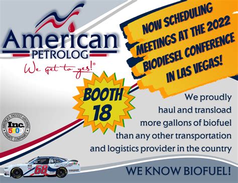 American Petrolog Sponsors Biodiesel Conference In Las Vegas American