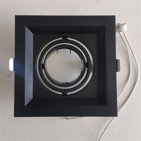 Pinlight Recess Type Mr16 Square Black 2way Directional Shopee Philippines