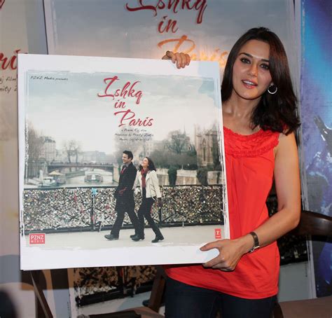 High Quality Bollywood Celebrity Pictures Preity Zinta Beautiful At The Movie Ishkq In Paris