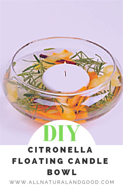 Diy Citronella Floating Candle Bowl For The Outdoors