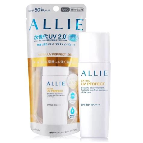 kanebo allie extra uv perfect spf50 25ml beauty and personal care face face care on carousell