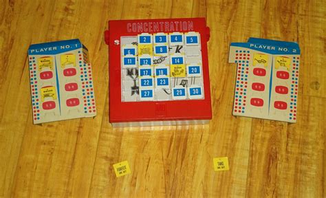 Each combination turns over two panels to reveal a portion of the hidden rebus (picture puzzle). Game Show Board Games: Concentration (14th edition, 1970 ...