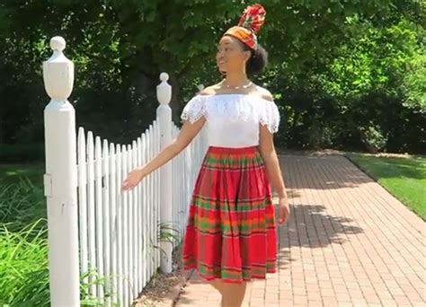 Best Traditional Female Caribbean Dresses Dominica Jamaica Puerto