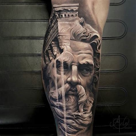 Zeus Greek Ruins Zeus Tattoo Arlo Tattoo Poseidon Tattoo Tatoo Art