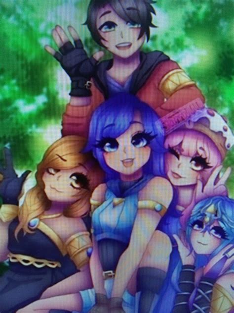 Itsfunneh And The Krew Anime Itsfunneh Stickers Itsfunneh Krew