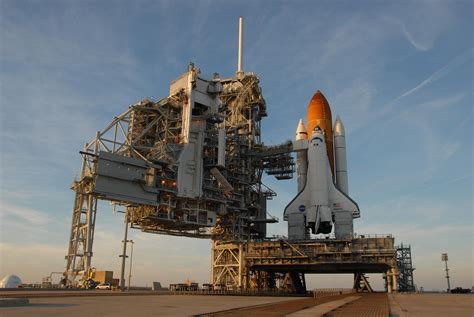 Filespace Shuttle Atlantis At Launch Pad 39a