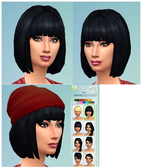 Sims 4 Bob Hair Cc