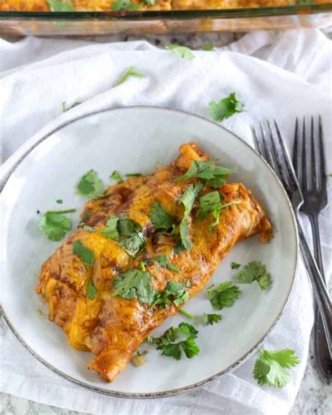 these classic beef paleo and keto enchiladas are delicious come together quickly and are full