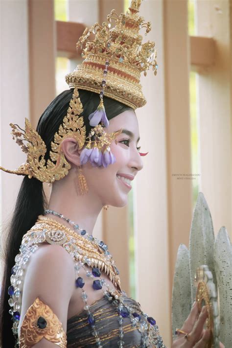 Mint Chalida, Thai Traditional | Thai traditional dress, Thai clothes, Traditional dresses