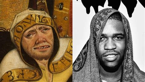 A new Tumblr B4XVI remixes rappers with pre-16th century art, tracing