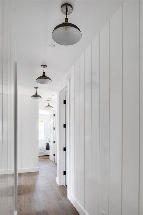 White Vertical Shiplap Wall