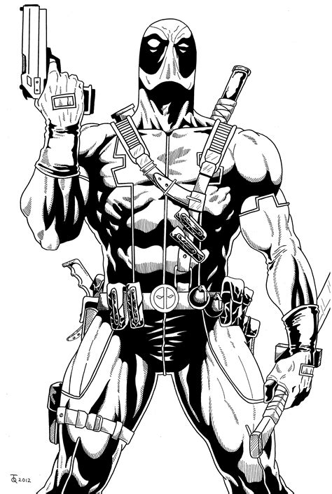 From The Deadpool Image And Art Archives Deadpool Art Comic Art