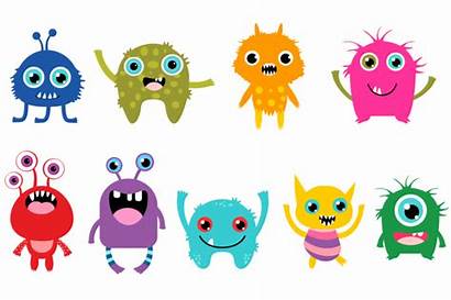 Monsters Monster Cartoon Clipart Clip Graphics Silly