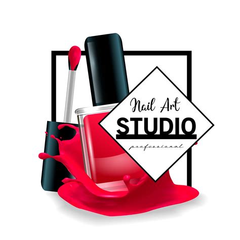 Nail Art Studio Logo Design Template 484982 Vector Art At Vecteezy