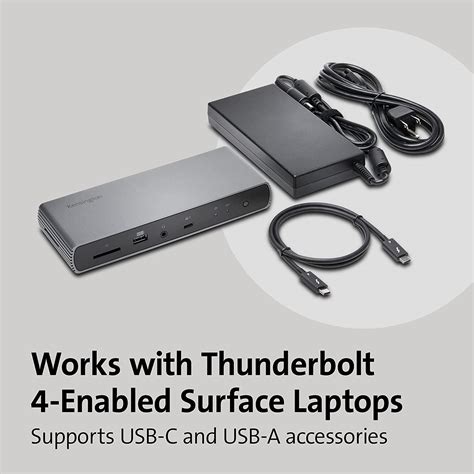 Kensington Thunderbolt 4 Docking Station Microsoft Surface Pro
