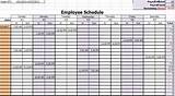 Pictures of Monthly Staff Schedule Template
