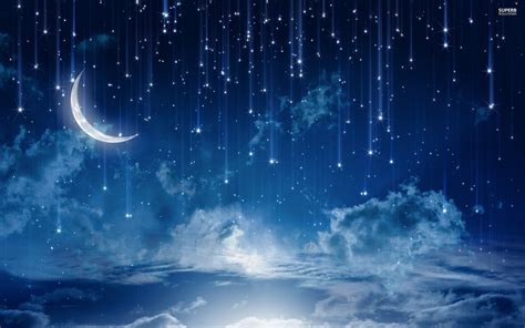 Falling Stars Desktop And Mobile Wallpaper Wallippo Night Sky
