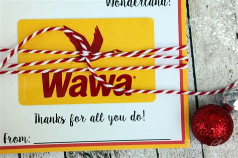 Wawa Free Printable Holiday T Card Holder Mama Cheaps®