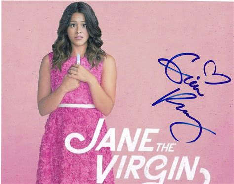 hot sexy gina rodriguez signed 8x10 photo authentic autograph jane the virgin c collectible