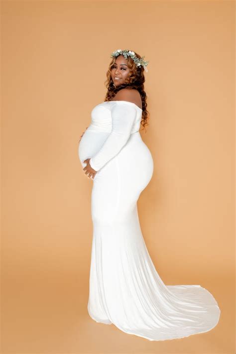 Maternity Photoshoot White Maternity Gown Maternity Photography