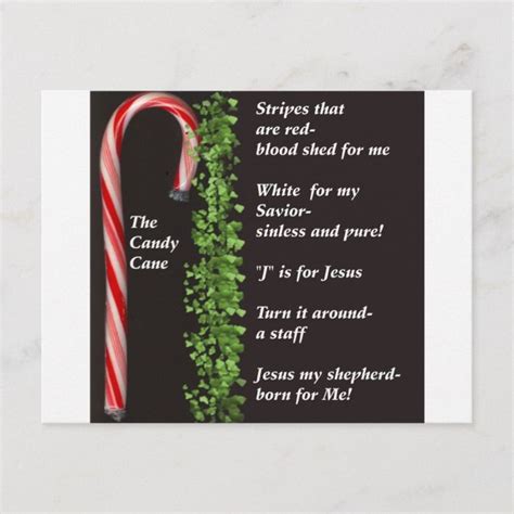 A sugar plum is just a piece of hard candy (or a dragée) that's shaped like a plum: THe Real Candy Cane Meaning Postcard | Christmas card ...