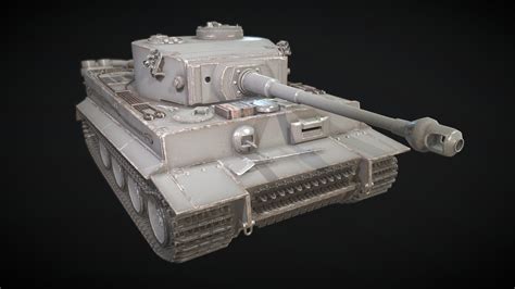 Tiger 1 Pz Kpfw Tiger Ausf E 3D Model By J3Ds StrickahDuda