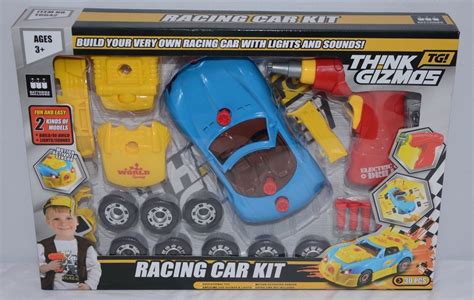 Take Apart Toy Car Racing Kit By Think Gizmos New In Box Age 3