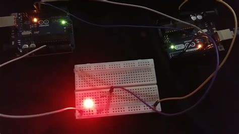 Demo Serial Uart Communication Between Two Arduino Boards Youtube