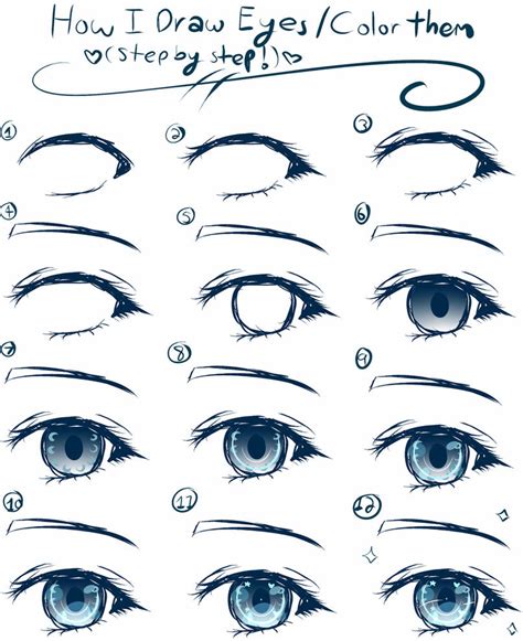 View How To Draw Anime Eyes Male Step By Step Images