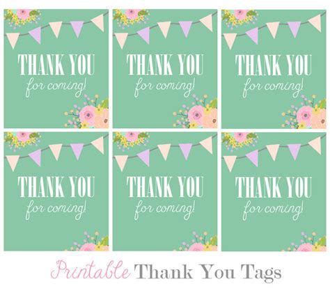 Free baby shower invitation template, blue watercolor flowers, printable editable. Favor Tags Digital Floral Teal Bunting Thank You Tags for