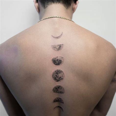 Descubrir 69 Imagem Tatuajes De Fases Lunares En La Espalda