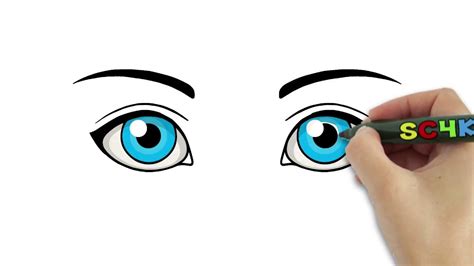 How To Draw Eyes Easy For Kids To Learn Colors Step By