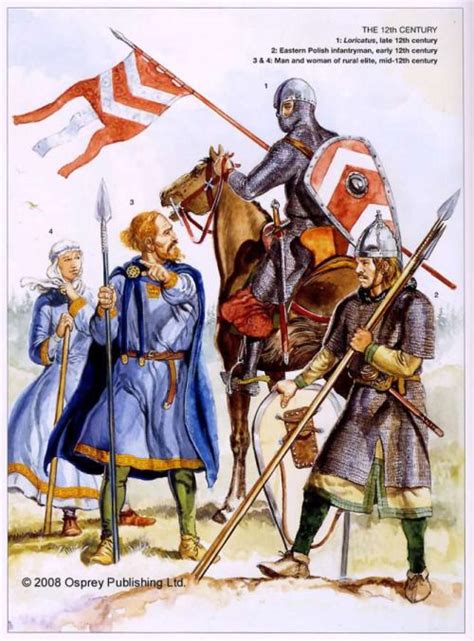 Early Polish Warriors Warriors Illustration Historical Warriors