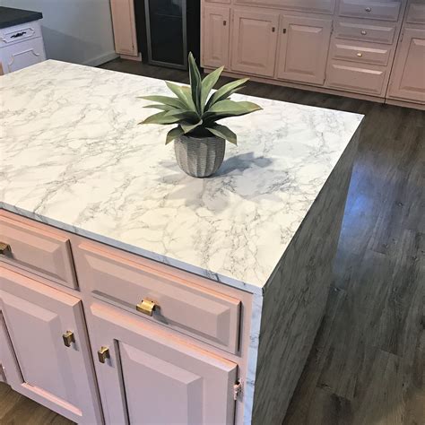 Diy Marble Look Countertops For Under 200 — Gathered Living Diy