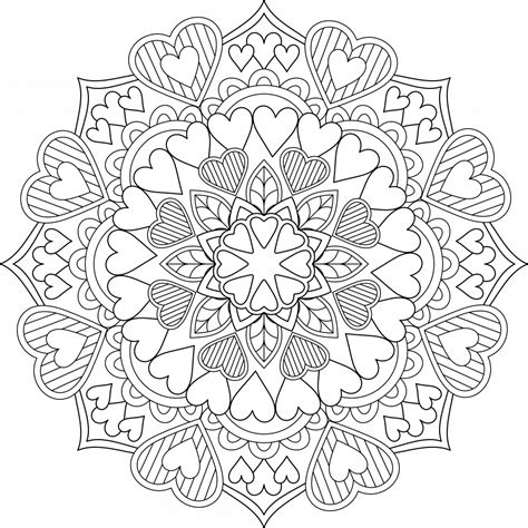 Star Coloring Pages Valentines Day Coloring Page Detailed Coloring