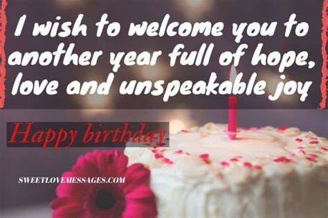 Sweet Cute Happy Birthday Love Text Messages For Himher Sweet Love