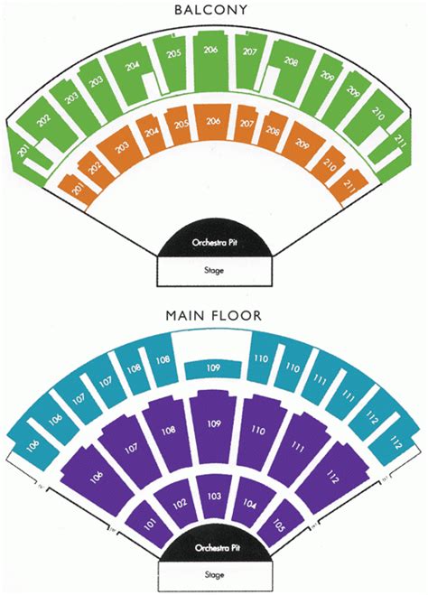 Rosemont Theatre Detailed Seating Chart Awesome Home