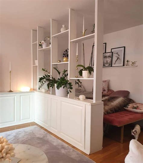 Wooden Living Room Divider Ideas