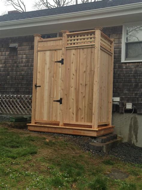 Cape Cod Outdoor Shower Company Modular Outdoor Shower Enclosures Prebuilt Delivered To You