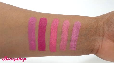 Revolution Pro Lipstick Collection Pinks Youtube